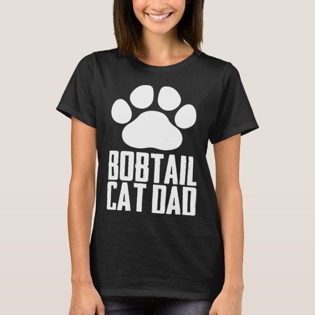 T-shirt Bobtail kittens  Bobtail mom  Bobtail dad  3 (Devant)