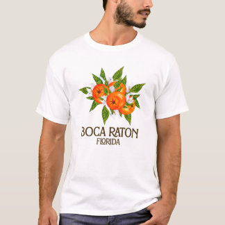 T-shirt Boca Raton Florida Beach FL Oranges Vintages Bloss