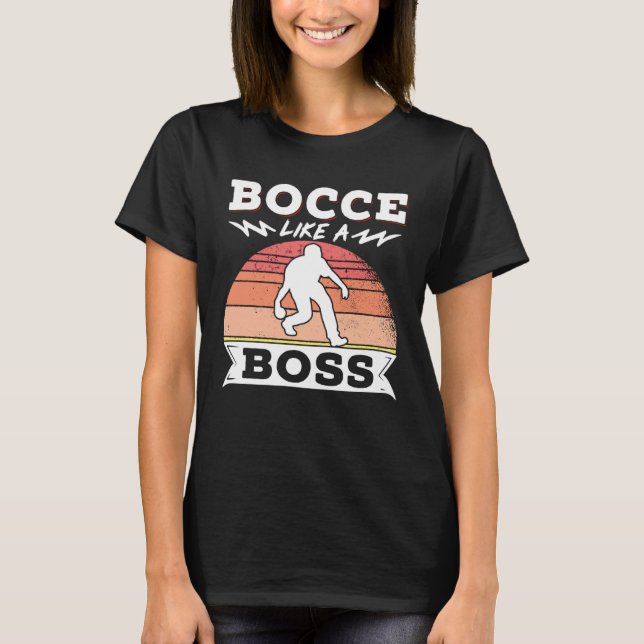 T-shirt Bocce Ball Bocce Player 22 (Devant)