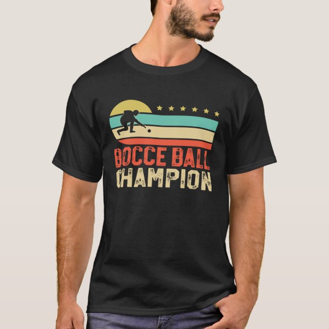 T-shirt Bocce Ball Champion Bocce  Bocci Bocce Player  2 (Devant)