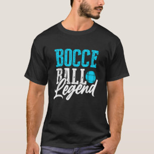 T-shirt Bocce Ball Legend Hobby Sports Cue Ball Summer Fun