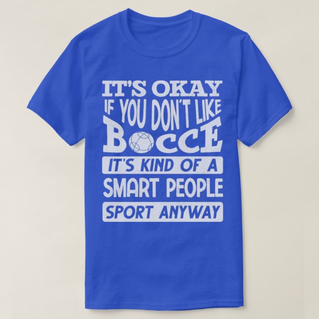 T-shirt Bocce Ball Player Boules Bocce Devis (Design devant)