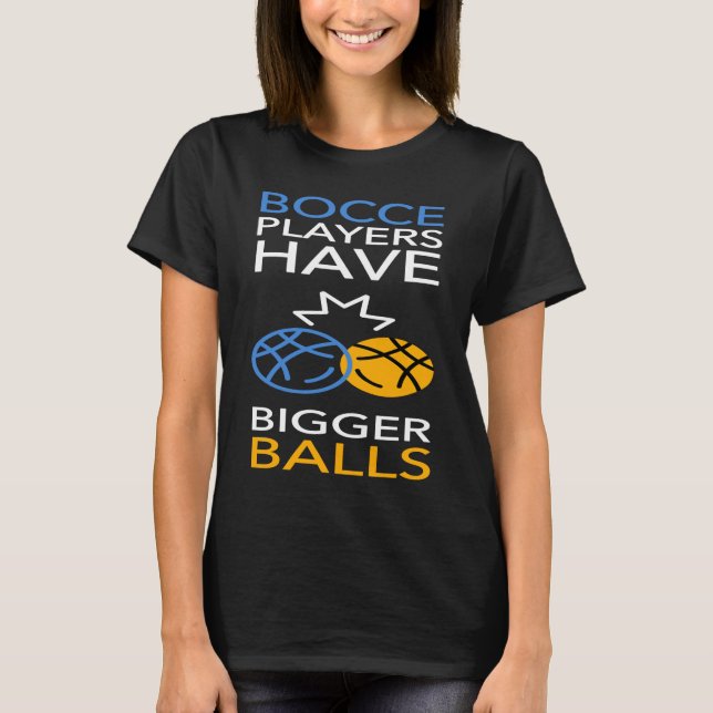 T-shirt Bocce Ball Player Bowling  1 (Devant)