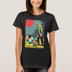 T-shirt Bocce Ball Retrait Appréciation Pop Bocce Ball