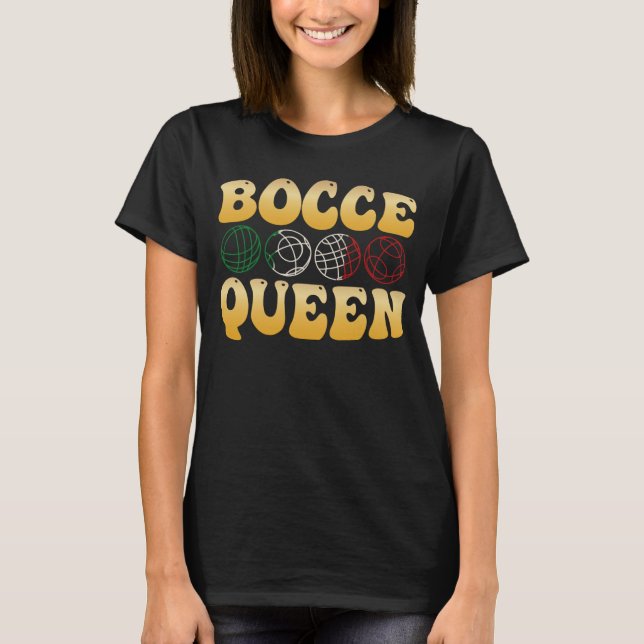 T-shirt Bocce Championne Bocce Bocci Joueur Bocce 1 (Devant)