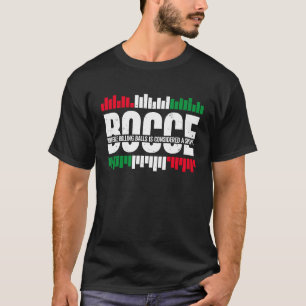 T-shirt Bocce Où Les Boules De Roulement Sont Considérées