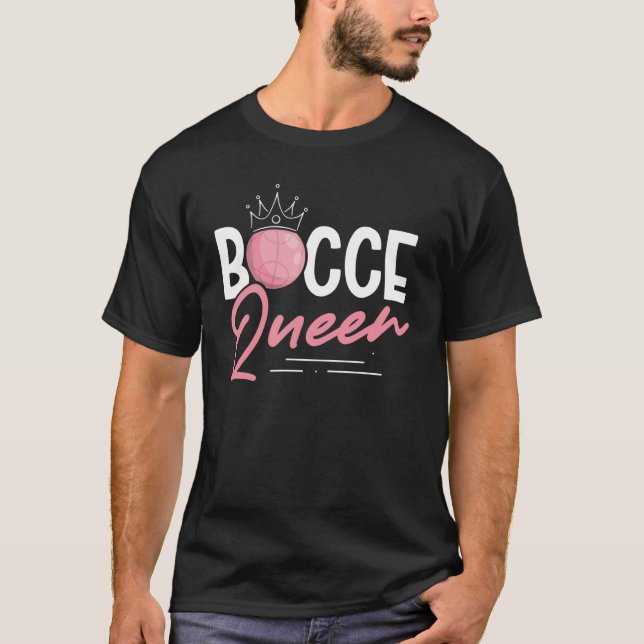 T-shirt Bocce Queen Bocce Ball (Devant)
