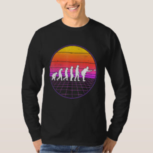 T-shirt Boccia Evolution Vaporwave les années 70 Boule Pet