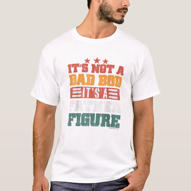 T-shirt Bod Père Figure Fête des pères (Devant)