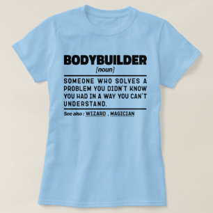 T-shirt Bodybuilder Noun Définition Fitness Lover Workout