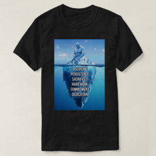 T-shirt Bodybuilding Iceberg Sculpture Motivation