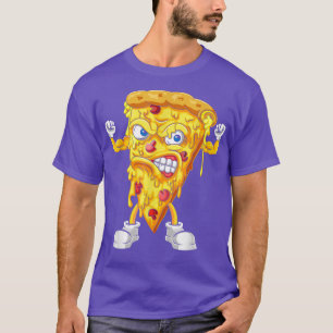 T-shirt Bodybuilding Pizza Slice, Fitness Workout Gym Musc