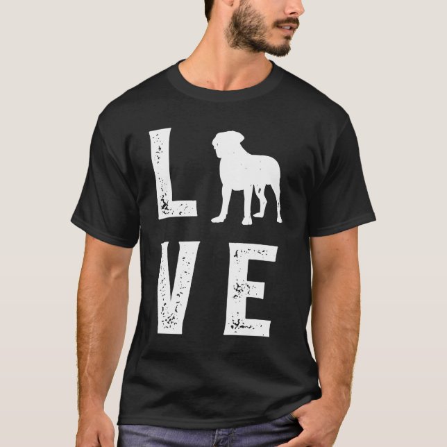 T-shirt Boerboel Love (Devant)