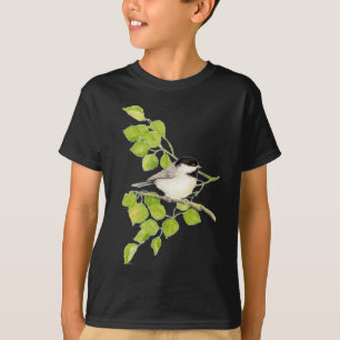 T-shirt Boeuf mignon en peuplier, Oiseau, Arbre, Nature