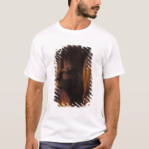 T-shirt bœuf musqué, Ovibos moschatus, veau nouveau-né