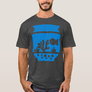 T-shirt Boeuf simple bleu