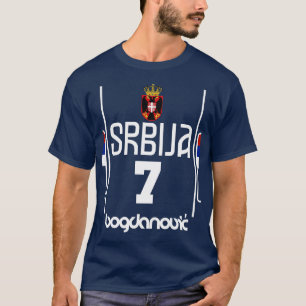 T-shirt Bogdan Bogdanovic Retro Serbie Euro de basket-ball