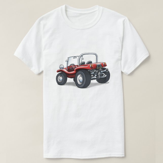 T-shirt boguet à couvercle serti rouge (Design devant)