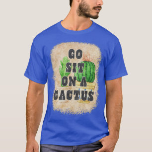 T-shirt Bohème Bohème Style Succulents Cactus Dire Aller S