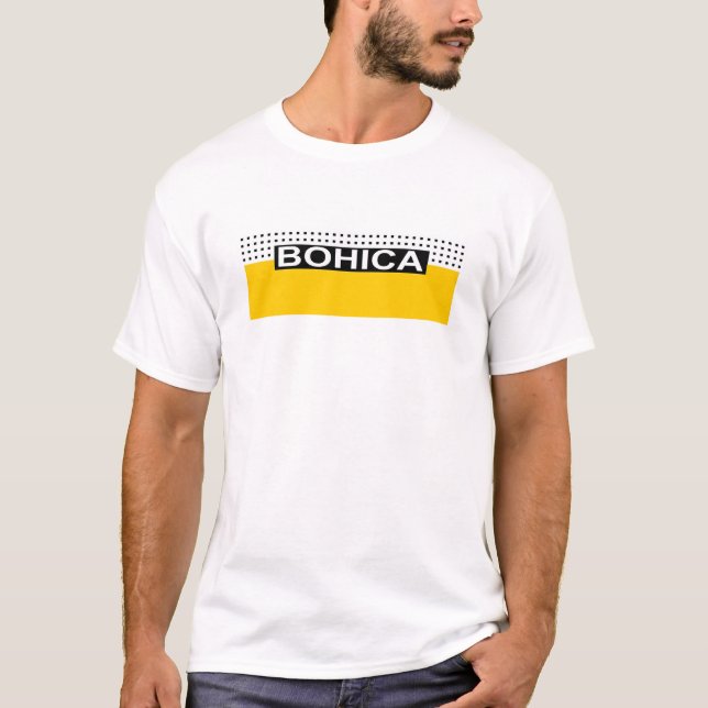 T-SHIRT BOHICA BLANC (Devant)