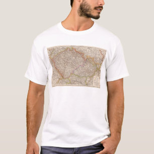 T-shirt Bohmen, carte d'atlas de Mahren