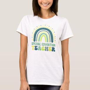T-shirt Boho Arc-en-ciel Enseignant de l'éducation spécial