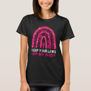 T-shirt Boho Arc-En-Ciel Gardez Vos Lois Hors Mon Corps Pr