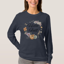 Boho Chic Bonjour Automne Chemise Botanique