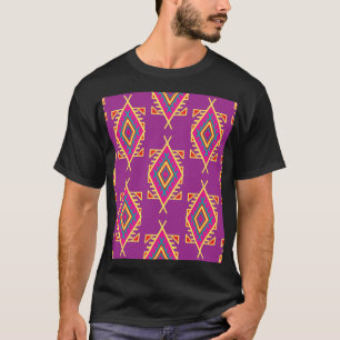 T-shirt Boho Chic : Ornement Ethnique Sans Seamless