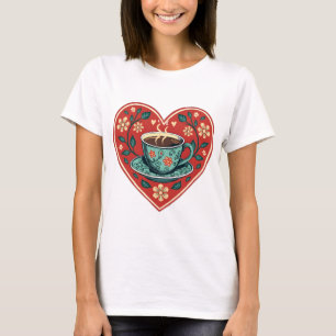 T-shirt Boho Coffee Lover