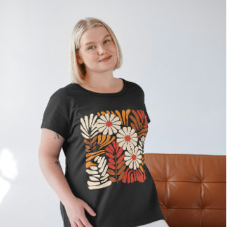 T-shirt Boho Fleur sauvage motif floral