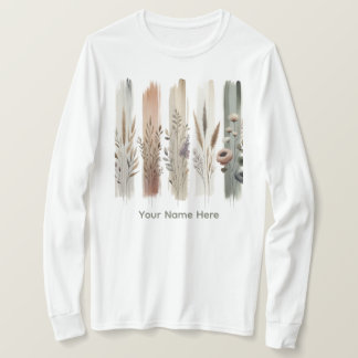 T-shirt Boho Fleurs sauvages botaniques