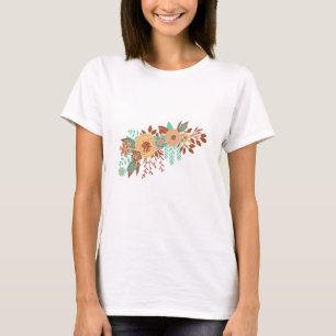 T-shirt Boho Floral Femme