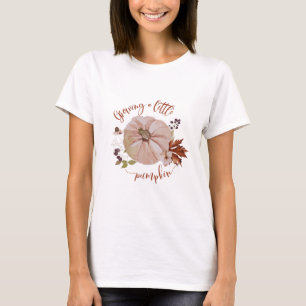 T-shirt Boho Grosse une petite maman citrouille pour être