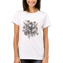 Boho hobo neutre tonique fleurs sauvages design