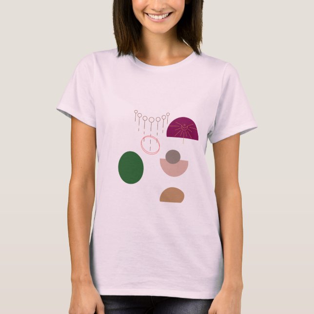 T-shirt "Boho Muse" - Design libre (Devant)