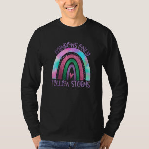 T-shirt Boho Rainbow Design Rainbows Suivre seulement Stor