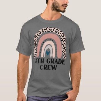 T-shirt Boho Rainbow enseignant 11e année d'équipage