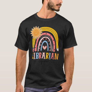 T-shirt Boho Rainbow Librairie Squad Premier Jour De L'Éco