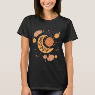 T-shirt Boho Sun et Lune Celestial Esotérique