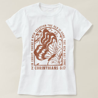 T-shirt Boho Vous Êtes Une Nouvelle Création Prière Chréti