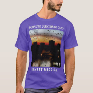 T-shirt Bohren amp Der Club De Gore Sunset Mission Jazz Am