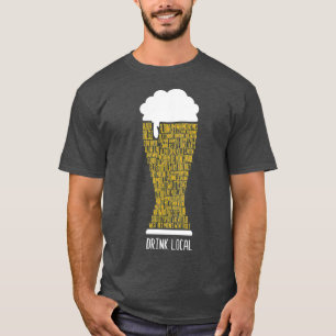 T-shirt Boire Bière artisanale locale Iowa