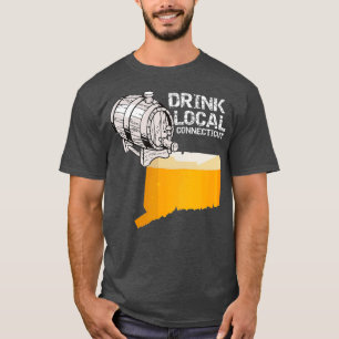 T-shirt Boire Bière artisanale locale Masque Connecticut