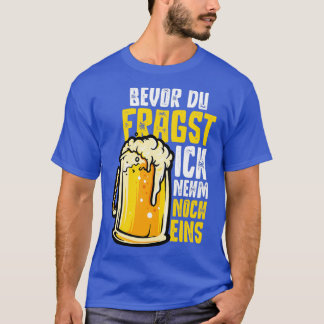 T-shirt Boire de la bière boire une bière de fête 1