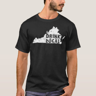 T-shirt Boire de la bière locale Virginia Craft VA Brewers