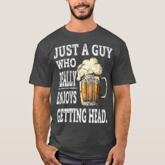 T-shirt Boire de la bière salée pour hommes Adulte Humor C