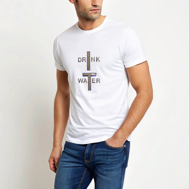 T-shirt Boire de l'eau (Créateur téléchargé)
