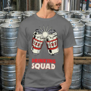 T-shirt Boire des bières Squad