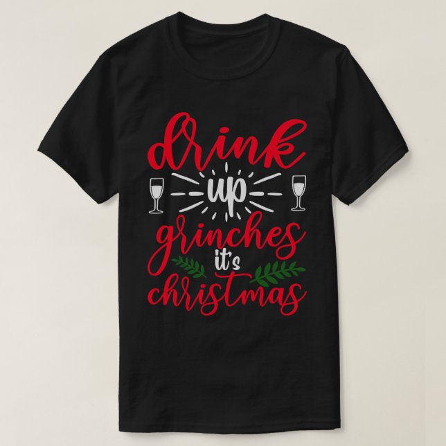 T-shirt Boire des broyeurs 1 (Design devant)